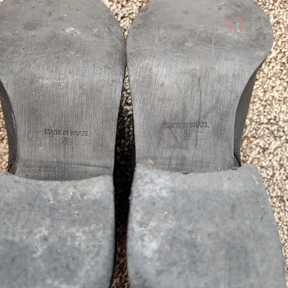 Madewell Black Leather Chelsea Ankle Boots Size 8 - Picture 9 of 12